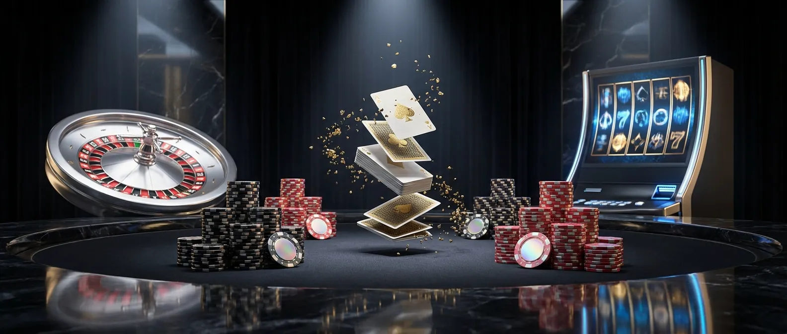 Bannière promotionnelle Stake montrant l'interface du casino